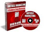 Article Marketing Quick and Easy Overview - Audio eBook