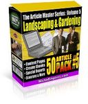 Article Master Series  Volume 5 - Landscaping and Garden