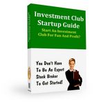 Investment Club Startup Guide (PLR)