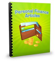 25 Personal Finance Articles - Aug 2011 (PLR)