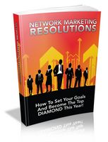 Network Marketing Resolutions