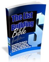 The List Building Bible (PLR)