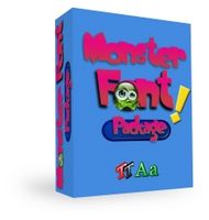 Monster Font Package (PLR)