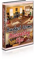 Budget Home Decorating Tips (PLR)