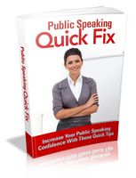 Public Speaking Quick Fix