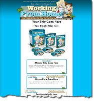 Working From Home - Website Template
