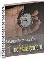 Techniques in Time Management
