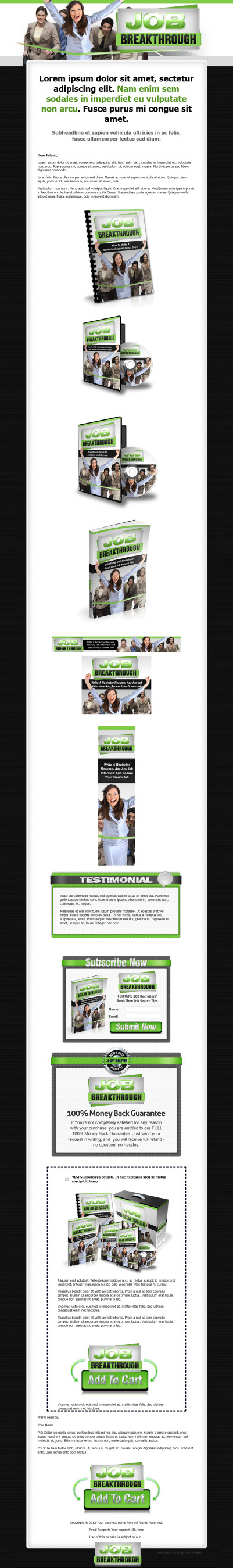 Job Breakthrough - Video - Master Resale Rights