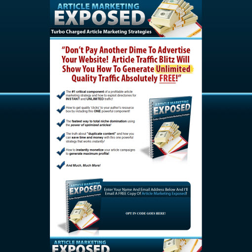 Article Marketing Exposed Viral Report Master Resale Rights