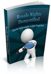 Resale Rights Demystified (PLR)