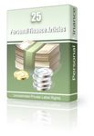 25 Personal Finance Articles - Aug 2010 (PLR)