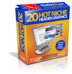 20 Hot Niche Header Graphics V2