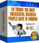50 Things the Most Successful People Have in Common (PLR)