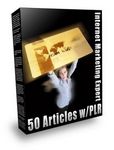 50 Internet Marketing Expert Articles (PLR)