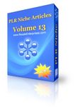 PLR Niche Articles Vol 13 - Monster Pack (PLR)