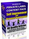 40 Articles - Self Improvement (PLR)